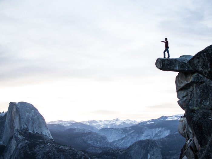 motivational maps, srác a sziklán Yosemite park